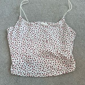 garage rose crop tank